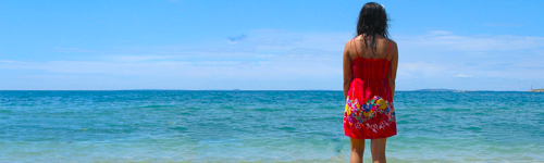 Looking Out Into The Ocean