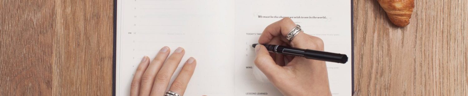 Pen Writing Your Personal Development Plan