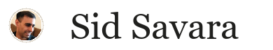 Sid Savara